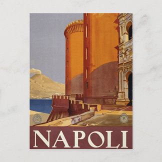 Neapel, Italien Vintage Reise Postkarte