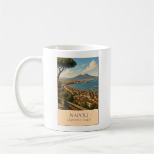 Neapel, Italien – Vintage-Reisebecher Kaffeetasse
