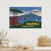Neapel, italienische Riviera Poster (Küche)