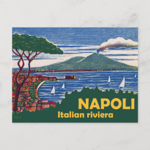 Neapel, italienische Riviera Postkarte