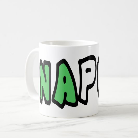 Neapel Kaffeetasse (Vorderseite Links)