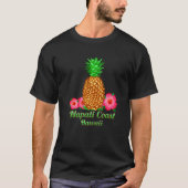 Neapel Küste Hawaii Ananas T-Shirt (Vorderseite)
