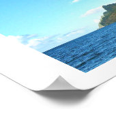 Neapel Küste Hawaii Poster (Ecke)