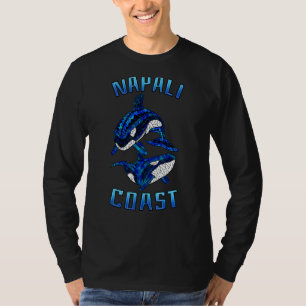 Neapel Küste Hawaii Vacation Tribal Whale Orca T-Shirt