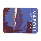Neapel Monte Vesuvius Reisen Vintag Magnet (Horizontal)