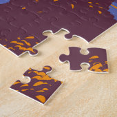 Neapel Monte Vesuvius Reisen Vintag Puzzle (Seite)