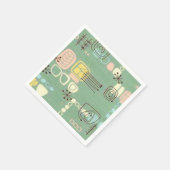 Neapel Napkins, ein modernes Grafikdesign aus dem Serviette (Ecke)