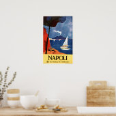 Neapel NAPOLI ITALIEN und Vintage italienische Rei Poster (Küche)