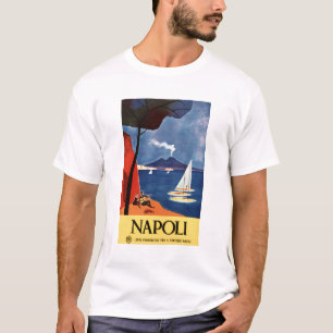 Neapel NAPOLI ITALIEN Vintage italienische Küsten T-Shirt