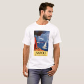 Neapel NAPOLI ITALIEN Vintage italienische Küstens T-Shirt (Vorne ganz)