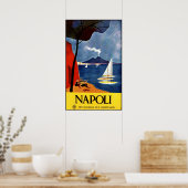 Neapel (Neapel) Reiseplakat Poster (Küche)