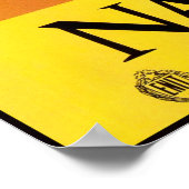 Neapel (Neapel) Reiseplakat Poster (Ecke)