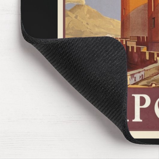 Neapel - Neapel Vintag Mousepad (Ecke)