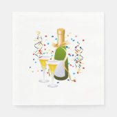 Neapel/New Years Party Serviette (Vorderseite)