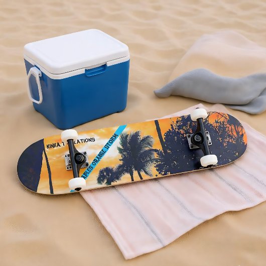 Neapel Orange Storm 7/8" Skateboard Deck