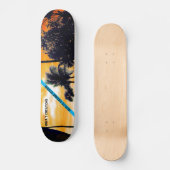 Neapel Orange Storm 7/8" Skateboard Deck (Vorderseite)