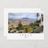 Neapel, Panoramaaussicht, Italien Postkarte (Vorne/Hinten)