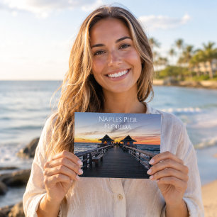 Neapel Pier Florida Postcard Postkarte