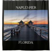 Neapel Pier Florida Vacation Beach House Duschvorhang (Vorderseite)