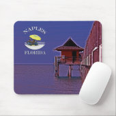 Neapel-Pier in den Blues Mousepad (Mit Mouse)
