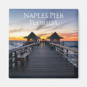 Neapel Pier in Florida Novelty Magnet (Vorne)