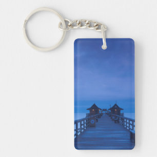 Neapel Pier, Morgendämmerung Schlüsselanhänger