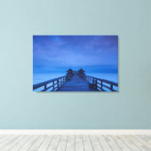 Neapel Pier, morgens Leinwanddruck (Insitu (Holzboden))