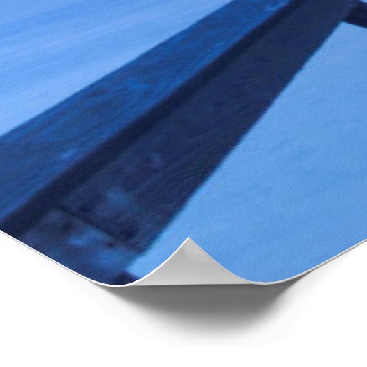 Neapel Pier, morgens Poster (Ecke)