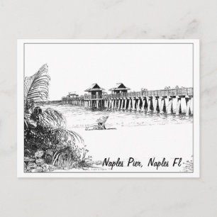 Neapel Pier, Neapel Fl Postkarte