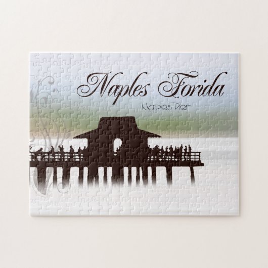 Neapel-Pier-Puzzlespiel Puzzle (Horizontal)