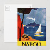 Neapel Postkarte (Vorne/Hinten)