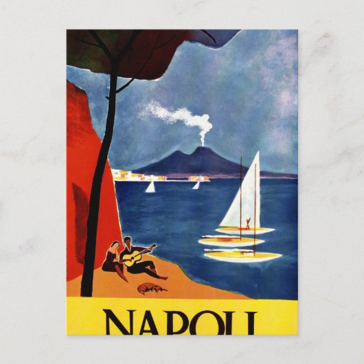 Neapel Postkarte (Vorderseite)