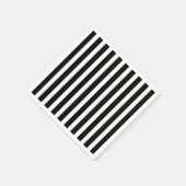 Neapel, Schwarz-Weiß-Party Serviette (Ecke)