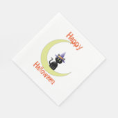 Neapel, Schwarze Katze Serviette (Ecke)
