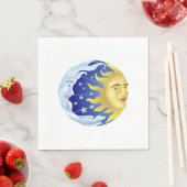 Neapel/Sonne, Mond und Sterne Serviette (Beispiel)