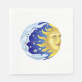 Neapel/Sonne, Mond und Sterne Serviette (Vorderseite)
