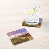 Neapel-Strand-Ufer und ruhiger Ozean | Florida Rechteckiger Pappuntersetzer (Vor Ort)