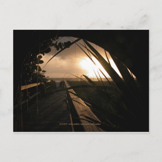 Neapel Sunset Postkarte (Vorderseite)