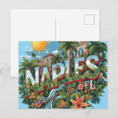 Neapel träumend postkarte (Vorne/Hinten)