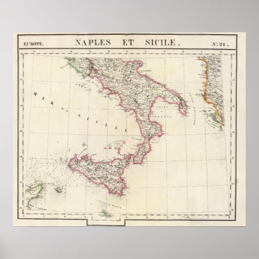 Neapel und Sizilien 26 Poster (Vorne)