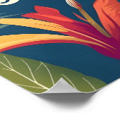 Neapel Vesuvius Poster (Ecke)