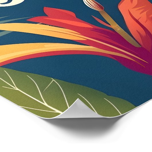 Neapel Vesuvius Poster (Ecke)