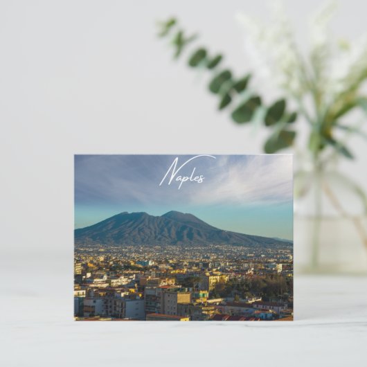 Neapel Vesuvius Postkarte (Stehend Vorderseite)