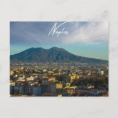 Neapel Vesuvius Postkarte (Vorderseite)