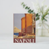 Neapel Vintag Neapel Italien Postkarte (Stehend Vorderseite)