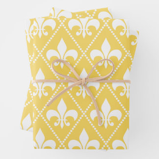 Neapel Yellow Lilie Geschenkpapier Set