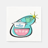 Neapel zum Design von Atomkerware Serviette (Vorderseite)