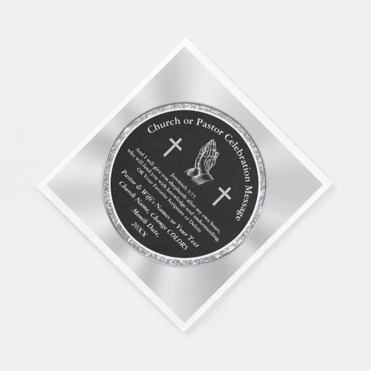 Neapel zum personalisierten Kirchenjubiläum, Dein Serviette (Ecke)