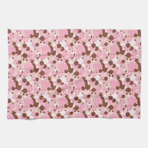 Neapolitan Dots 01-Lt Pink-KITCHEN TOWEL Küchentuch