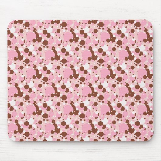 Neapolitan Dots 01-Lt Pink-Mousepad Mousepad (Vorne)